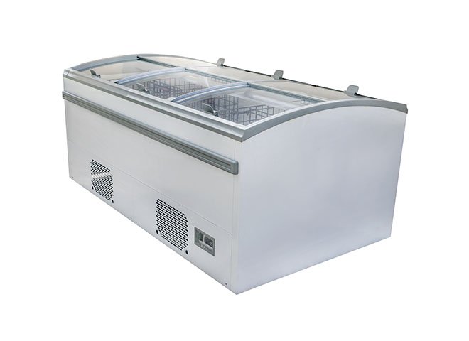 Plug In  Island Freezer Three Door model